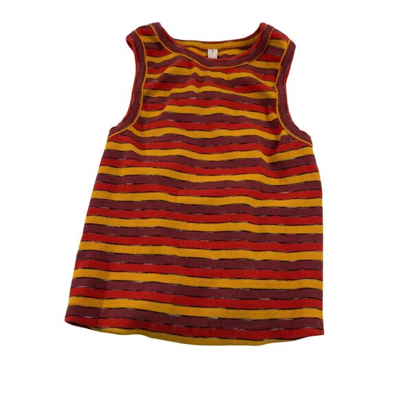 Anthropologie Womens Striped Sleeveless Tank Top S Cotton Elastane - Picture 1 of 5